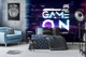 Фотошпалери в інтер'єрі Для молоді Ігри для геймерів З написом Game On (14178V)+клей - зображення 4
