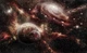 Флизелиновые 3д фотообои на тему космос 254x184 см Светящаяся Вселенная (2733V4)+клей - изображение 2