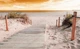 Флизелиновые 3Д фотообои в спальню над кроватью 254x184 см Пляж выход к морю (2020V4)+клей - изображение 2