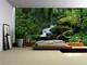 3d флизелиновые фотообои в спальню Природа Ландшафт 254x184 см Ручей в зеленом лесу (163V4)+клей - изображение 4