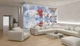 Флизелиновые красивые фото обои 3D природа 416x254 см Отражение бабочки и цветов в воде (013VEXXXL)+клей - изображение 1