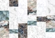 Флизелиновые фотообои фото 254x184 см Строгая геометрия мрамора (12796V4) +клей - изображение 2