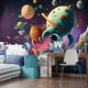 Фотошпалери 312x219 см Дитячі для хлопчиків Всесвіт Посадка ракети на планеті (14615VEXXL) +клей - зображення 1