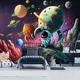 Фотошпалери 312x219 см Дитячі для хлопчиків Всесвіт Посадка ракети на планеті (14615VEXXL) +клей - зображення 9