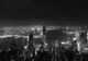 Флизелиновые фотообои в зал 254x184 см Черно-белая панорама ночного города (14594V4)+клей - изображение 2