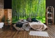 Флизелиновые фотообои для спальни 254x184 см 3D Природа Зеленые березы в летнем лесу (14554V4)+клей - изображение 6