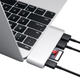 Hub USB Satechi USB Type-C USB 3.0 Passthrough Hub srebrny (ST-TCUPS) - obraz 5