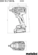 Аккумуляторный безщеточный ударный гайковерт Metabo SSW 18 LT 300 BL 18 В + Картонная коробка (602398850) - изображение 7