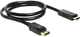 Kable Sandberg DisplayPort - HDMI 2 m Black (77492-2) - obraz 1