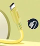 Кабель ColorWay USB - USB Type-C (M/M), soft silicone, 2.4 А, 1 м, Yellow (CW-CBUC043-Y) - изображение 6