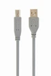 Кабель Cablexpert USB - USB Type-B V 2.0 (M/M), 1.8 м, сірий (CCP-USB2-AMBM-6G) - изображение 1