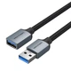 Кабель Vention USB - USB V 3.0 (M/F), 1 м, Black (CBLHF) - изображение 1