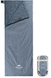 Спальник надлегкий Naturehike Ultralight LW180 NH21MSD09 лівий (15°C) pp M Сіро-синій (6927595777947-L) - зображення 1