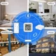 Умный Bluetooth Термогигрометр с батарейкою в комплекте Цифровой измеритель температуры и влажности помещения - изображение 4