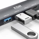 Док-станция XON SmartHub 5 в 1 USB3.0 (4xUSB3.0 + Type-C) Черный (UHAHP055300B 5115) - изображение 5