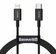 Кабель Baseus Type-C – Lightning PD 20W 1метр Superior Black (CATLYS-A01) - изображение 6