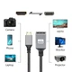 Кабель переходник 4К 60Hz Mini-HDMI - HDMI (M/F), 20 см (Прямой) (48674) - изображение 2