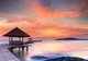 Флизелиновые фото обои небо закат 254x184 см 3D Природа Пейзаж Мост Романтический Вид (12626V4)+клей - изображение 2