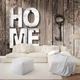 Флизелиновые фото обои буквы 254x184 см Надпись HOME и ключ на досках (12600V4)+клей - изображение 4