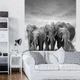 Флизелиновые фотообои природа 206x275 см Слоны (11578VEA)+клей - изображение 4