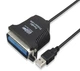 Кабель принтера-адаптер USB2.0 - LPT M/M 85 см Centronics SPP/EPP/ECP IEEE 1284 Черный - изображение 6