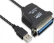 Кабель принтера-адаптер USB2.0 - LPT M/M 85 см Centronics SPP/EPP/ECP IEEE 1284 Черный - изображение 7