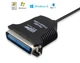Кабель принтера-адаптер USB2.0 - LPT M/M 85 см Centronics SPP/EPP/ECP IEEE 1284 Черный - изображение 8