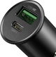 Автомобильное зарядное устройство Baseus Circular Metal PPS 30W (Support VOOC) USB (CCYS-C01) - изображение 2