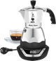 Електрична кавоварка Bialetti Moka Timer 365 W срібляста (AGDBLTEXP0048) - зображення 1