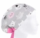 Медицинская шапочка женская HeadwearUniverse универсальная принт Коты в очках - изображение 1