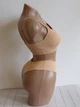 Комплект нижнего белья топ бюстгальтер трусики Honey Fashion Accessories One Size S/М бежевый (2-187) - изображение 6