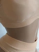 Комплект нижнего белья топ бюстгальтер трусики Honey Fashion Accessories One Size S/М бежевый (2-187) - изображение 7