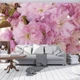 Флизелиновые 3d фото обои природа 254 x 184 см Большие розовые цветы сакуры (13282V4)+клей - изображение 1