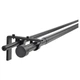 Комбинация IKEA ХУГАД / РЭККА, двойной карниз, черный, 210-385 см, 699.292.47 - изображение 1