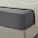 Простирадло натяжне ІКЕА НАТТЕСМІН темно-сірий, 90x200 см 904.426.83 - зображення 2