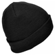 Шапка Акрилова Тонкої В'язки Beanie Cap, Black - зображення 2