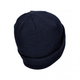 Шапка Акрилова Тонкої В'Язки Beanie Cap, Navy - изображение 4