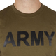 Футболка З малюнком Army, Olive, Xl - зображення 4