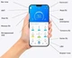 Напольные умные фитнес весы до 180кг с Bluetooth EL-2353 Смарт весы с приложением - изображение 6