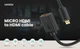 Кабель Ugreen Micro HDMI штекер to HDMI 2.0 разъем 4K 60Hz 22CM Black (20134) - изображение 6