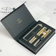 Набор Parker Jotter 17 XL Monochrome Gold GT BP + Matt Black and Gold GT BP 2 шариковые ручки (13 002 - изображение 5