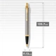 Набір ручок Parker IM 17 Brushed Metal GT RB+BP в подар.уп. DUOSETS 22 292b19 - изображение 8
