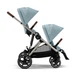 Универсальная коляска для двойни 2 в 1 Cybex Gazelle S 2.0 TPE Sky Blue - изображение 6