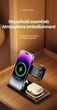 Док-станція 3 в 1 для Apple iPhone, Apple Watch, Apple AirPods, Samsung, Galaxy Watch, Active Buds - зображення 2