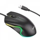 Дротова ігрова миша Hoco GM19 Enjoy (RGB підсвічування, 1000 dpi, 1.4 м, USB: 2.0) - Чорний - зображення 1