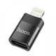 Адаптер-перехідник Hoco UA17 Lightning To Type C для смартфонів та планшетів (Type-C, 2A, USB2.0 OTG) - Чорний - зображення 2