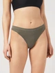 Трусики танга жіночі H&M 1001223 L Хакі (KZ2000001458020) - зображення 1