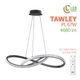 Світильник світлодіодний LED Tawley PL 67W RC BK - изображение 1