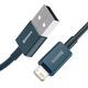 Кабель Baseus USB - Lightning Superior Series 2 метра (CALYS-C03) синий - изображение 3