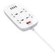 Удлинитель сетевой Ldnio SC4407 2 метра 4 USB 4 Sockets с поддержкой быстрой зарядки - изображение 2